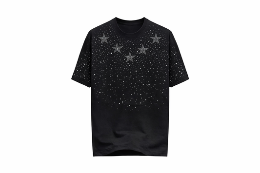 Starfall Night Sky T-shirt 
•